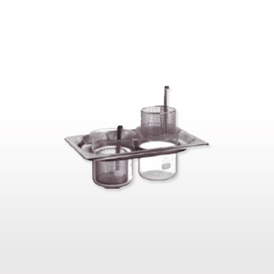 Beaker with Basket and Positioning Cover